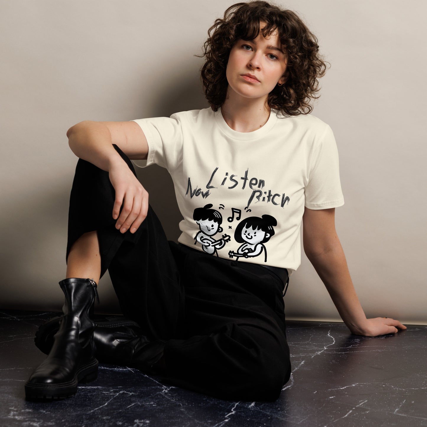 Now Listen Bitch- (Who Me)- (Original Graphic Tee) Most Wanted⭐⭐⭐