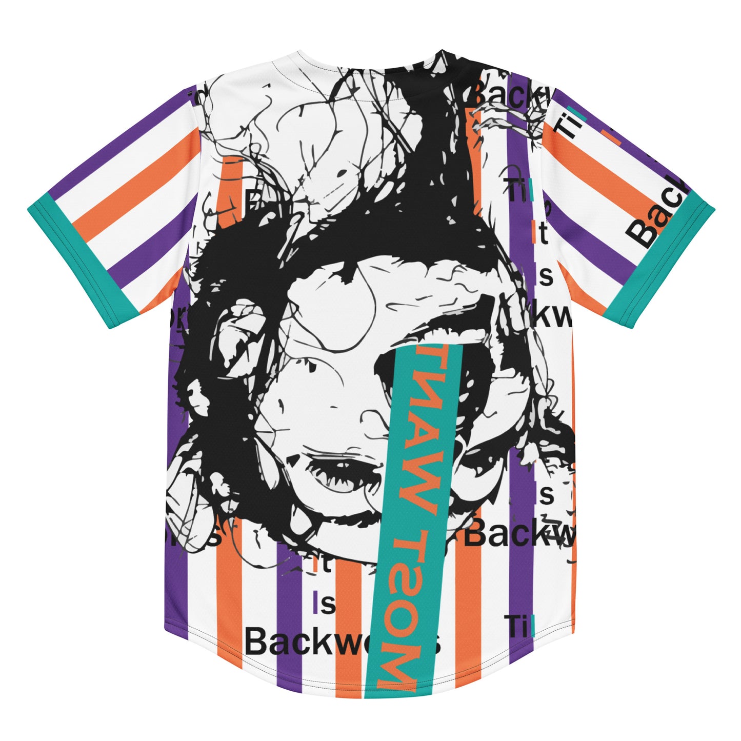 SWMW- (Til It Is Backwards)-Baseball Jersey #6