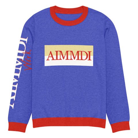 AIMMDI- Knitted crew neck sweater