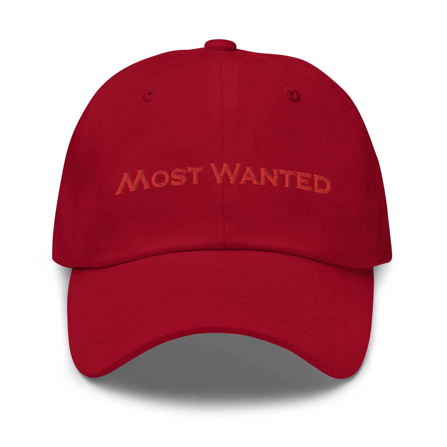 ORIGINAL RED MOST WANTED DAD HAT