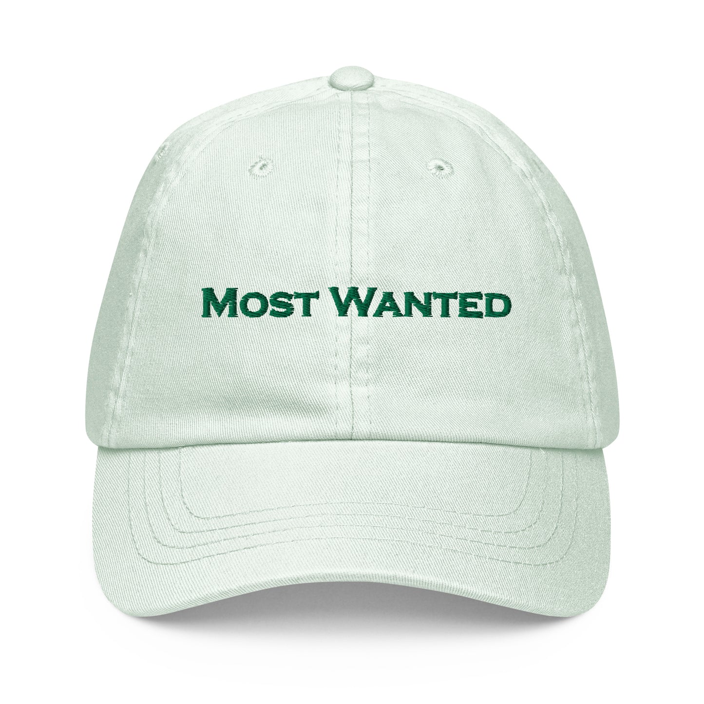 Green Embroidered "Most Wanted" Chill🥶🥶🥶 Bucket Hat