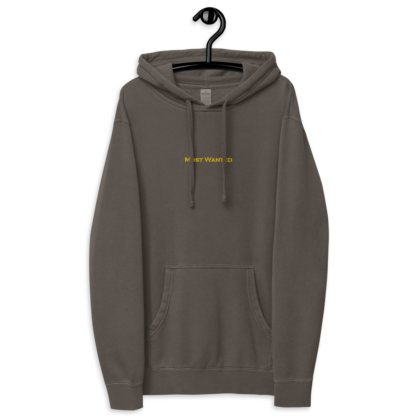 MOST WANTED HOODIE YELLOW EMBROIDERED MOST WANTED "CHILL 🥶🥶🥶"