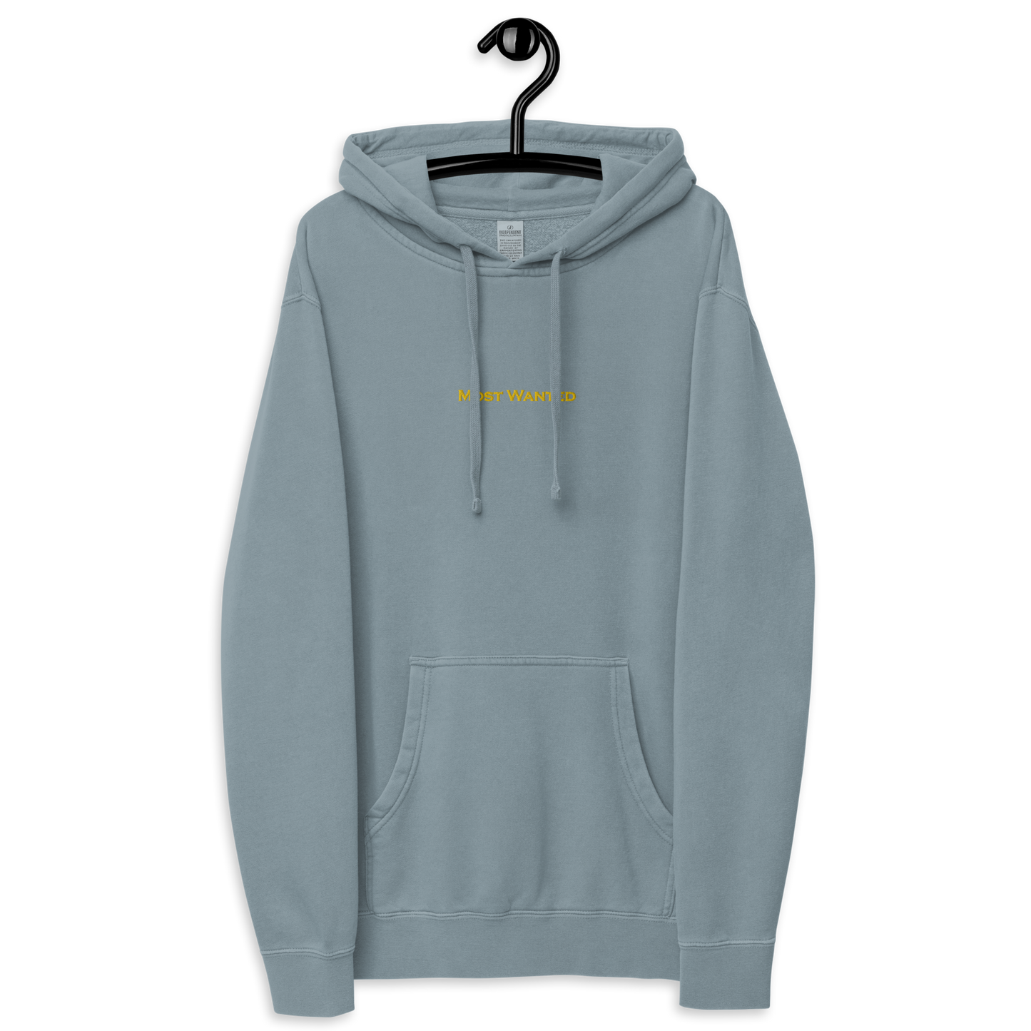 MOST WANTED HOODIE YELLOW EMBROIDERED MOST WANTED "CHILL 🥶🥶🥶"