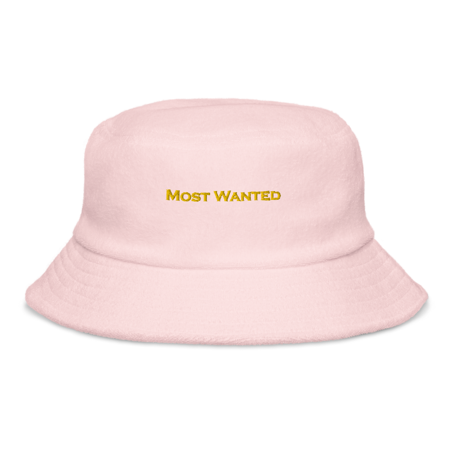 Gold Embroidered "Most Wanted" Chill🥶🥶🥶 Bucket Hat